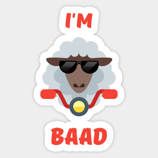 I'm Baad Sticker